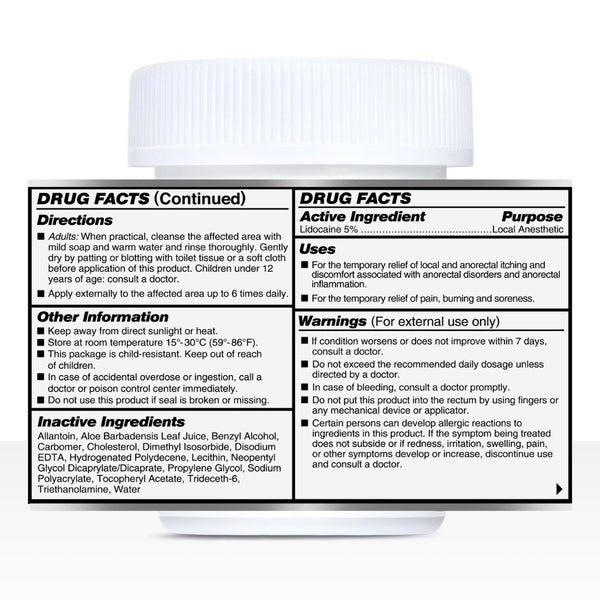 Quick numb numbing cream drug facts