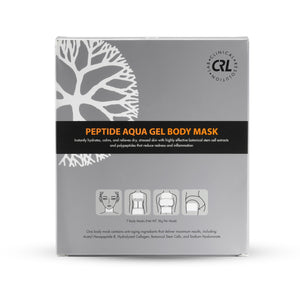 peptide aqua gel body mask box