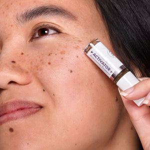 clinical resolution vx peptide face lift with model
