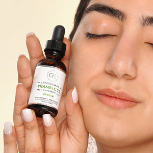 Liposomal vitamin c 5% serum with model