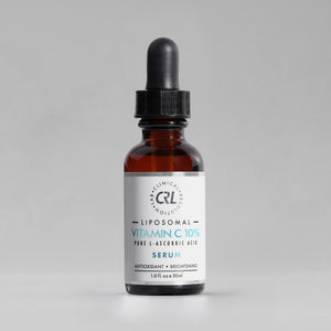 Clinical Resolution Lab Liposomal Vitamin C Serum 10% on gray background