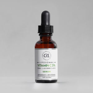 Clinical Resolution Lab Liposomal Vitamin C Serum 5% on gray background