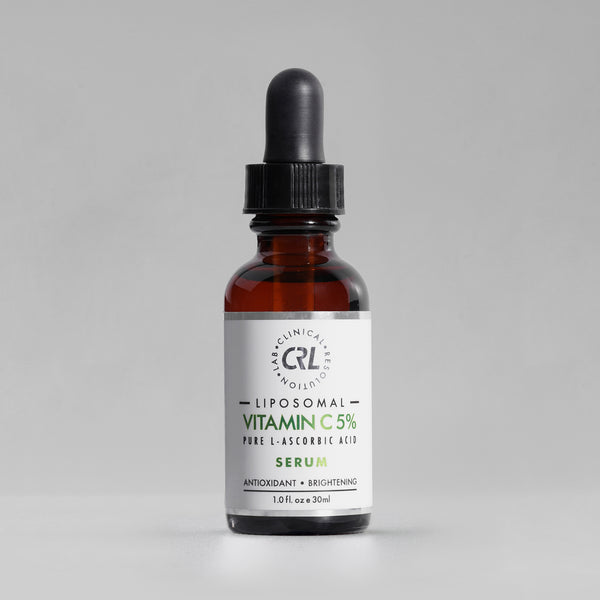 Clinical Resolution Lab Liposomal Vitamin C Serum 5% on gray background
