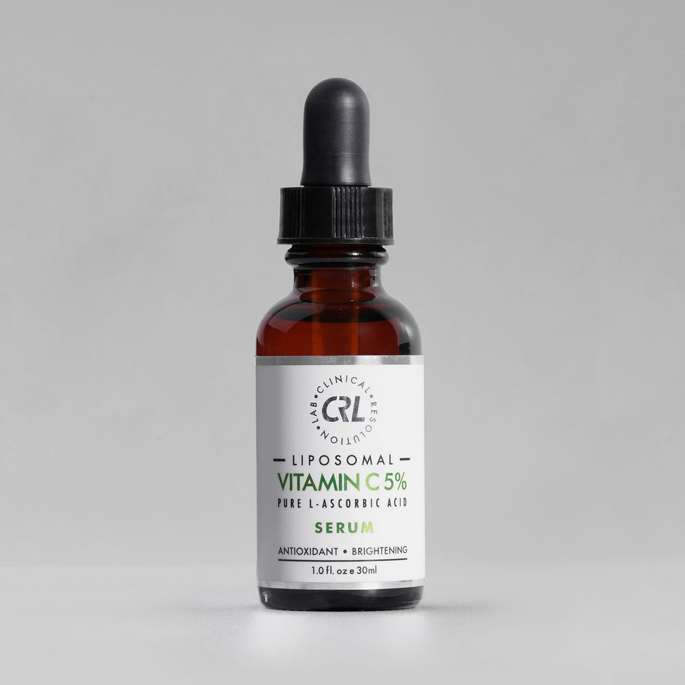 Clinical Resolution Lab Liposomal Vitamin C Serum 5% on gray background
