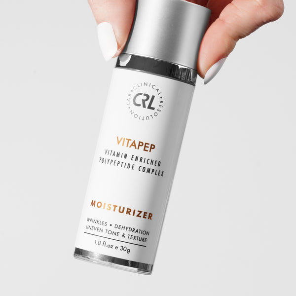 Vitapep moisturizer in hand white background