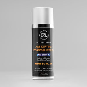 clinical resolution age-defying liposomal retinol 1% pure retinol moisturizer in black bottle