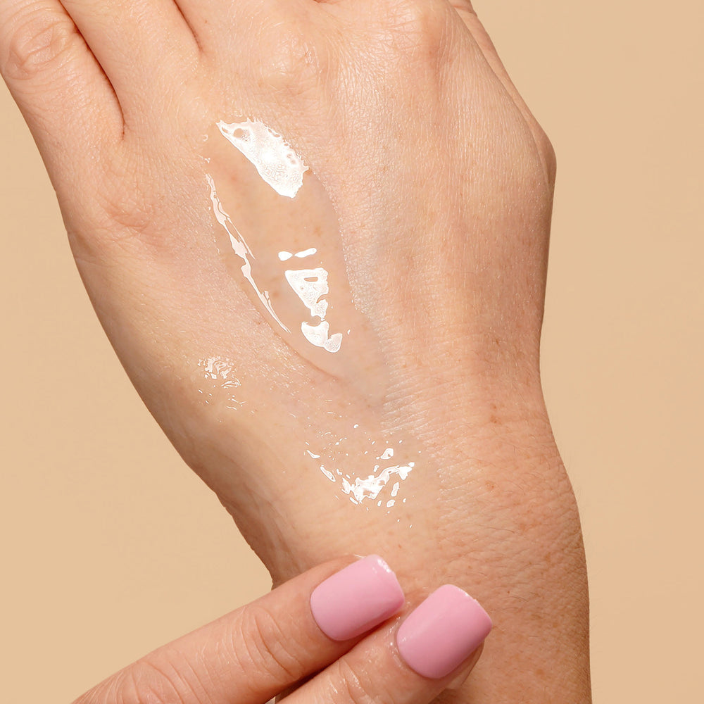 clinical resolution vitapep serum in white bottle on gray background