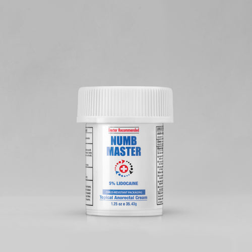 Numb Master 1.25 oz on gray backround